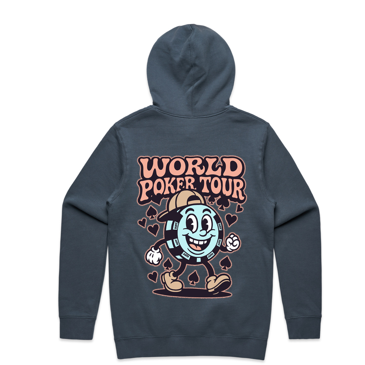 Happy WPT Chip Hoodie (Petrol Blue)