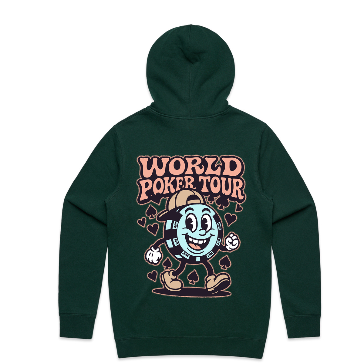 Happy WPT Chip Hoodie (Pine Green)