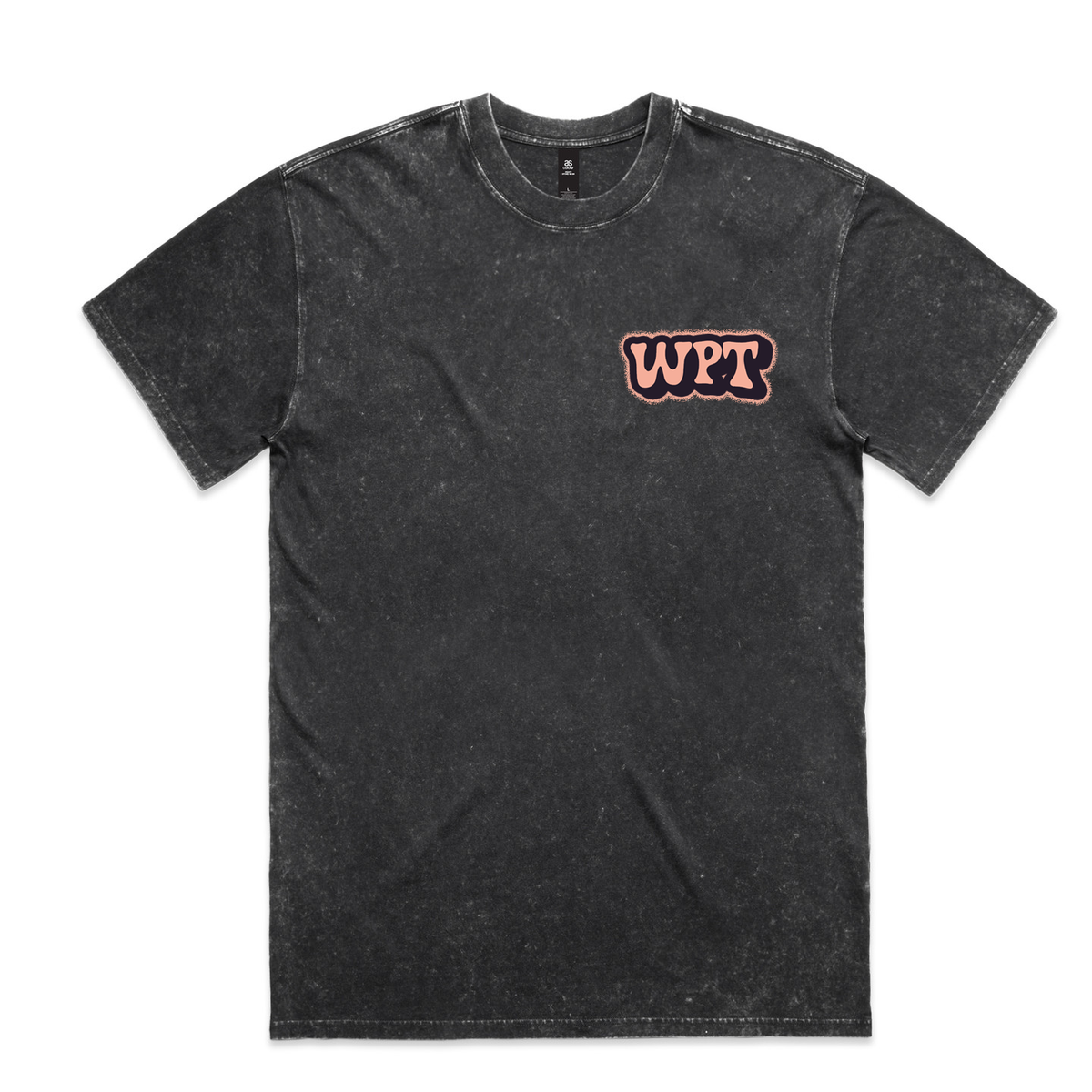 Happy WPT Chip T-Shirt (Black Stone)