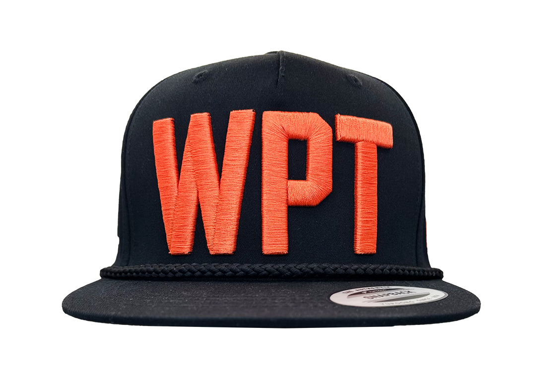 WPT Big Block Hat (Black/Orange)
