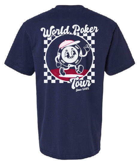 Happy WPT Chip T-Shirt (Navy)