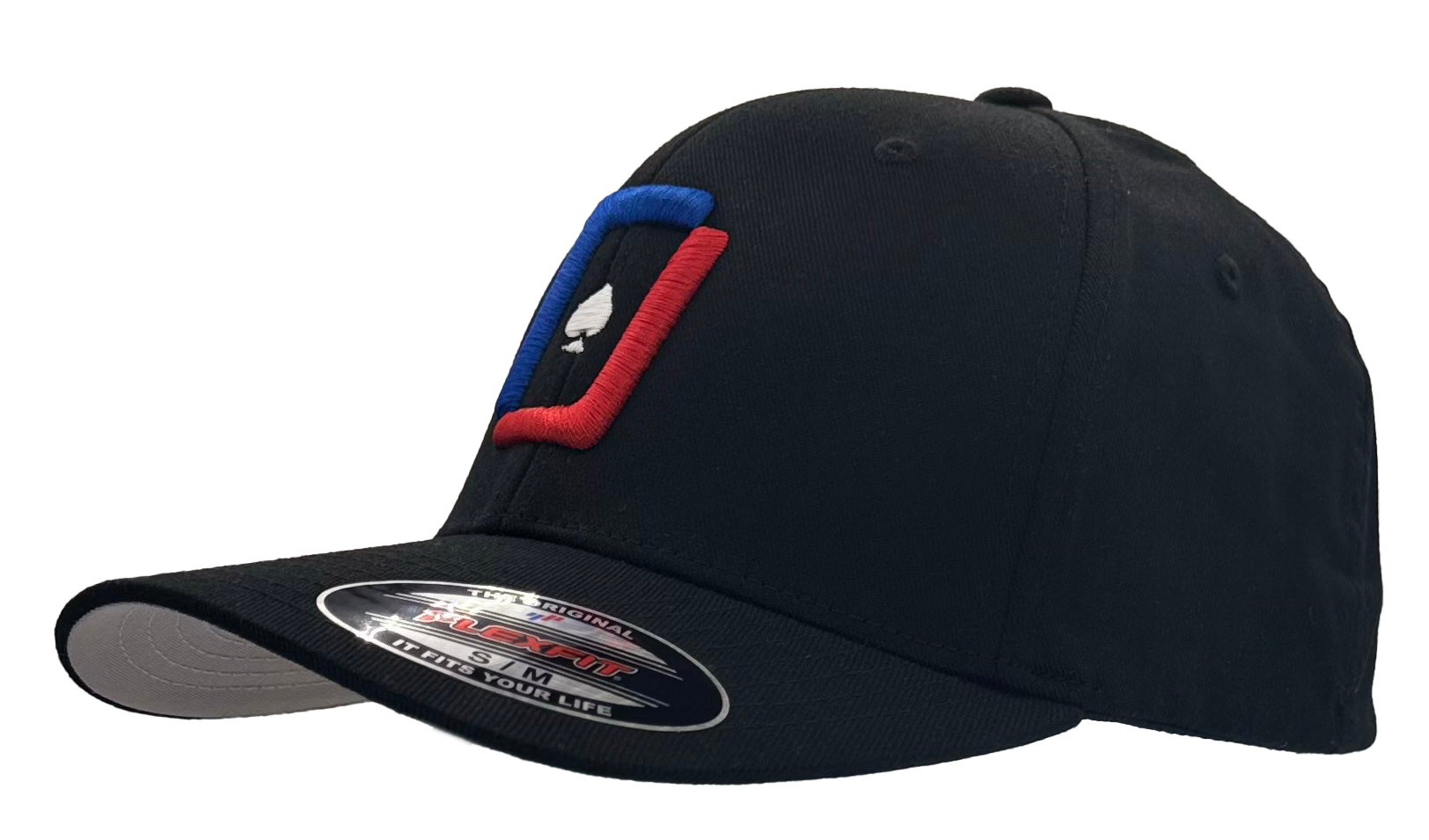 WPT Icon Flexfit Hat (Black/Color Logo)