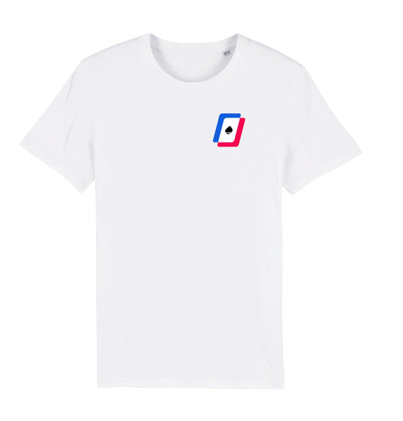 Men's Logo Left Breast White T-Shirt