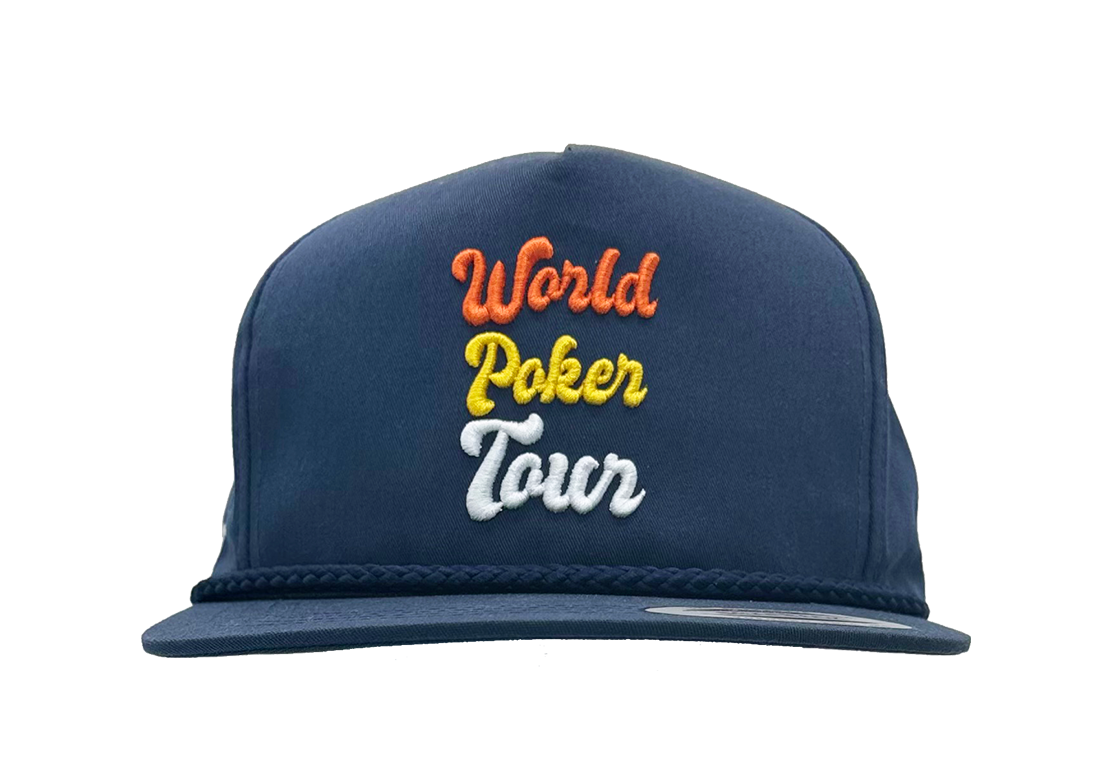 WPT Retro Rope Hat (Blue/Retro Script)