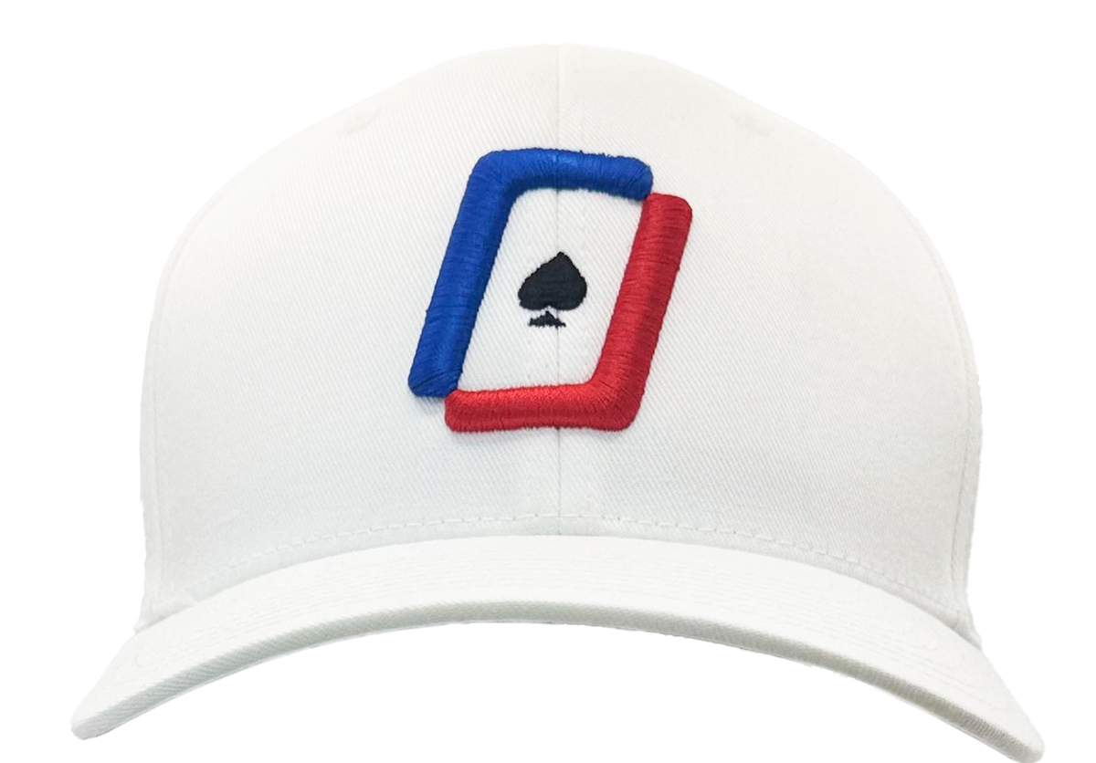 WPT Icon Flexfit Hat (White/Color Logo)