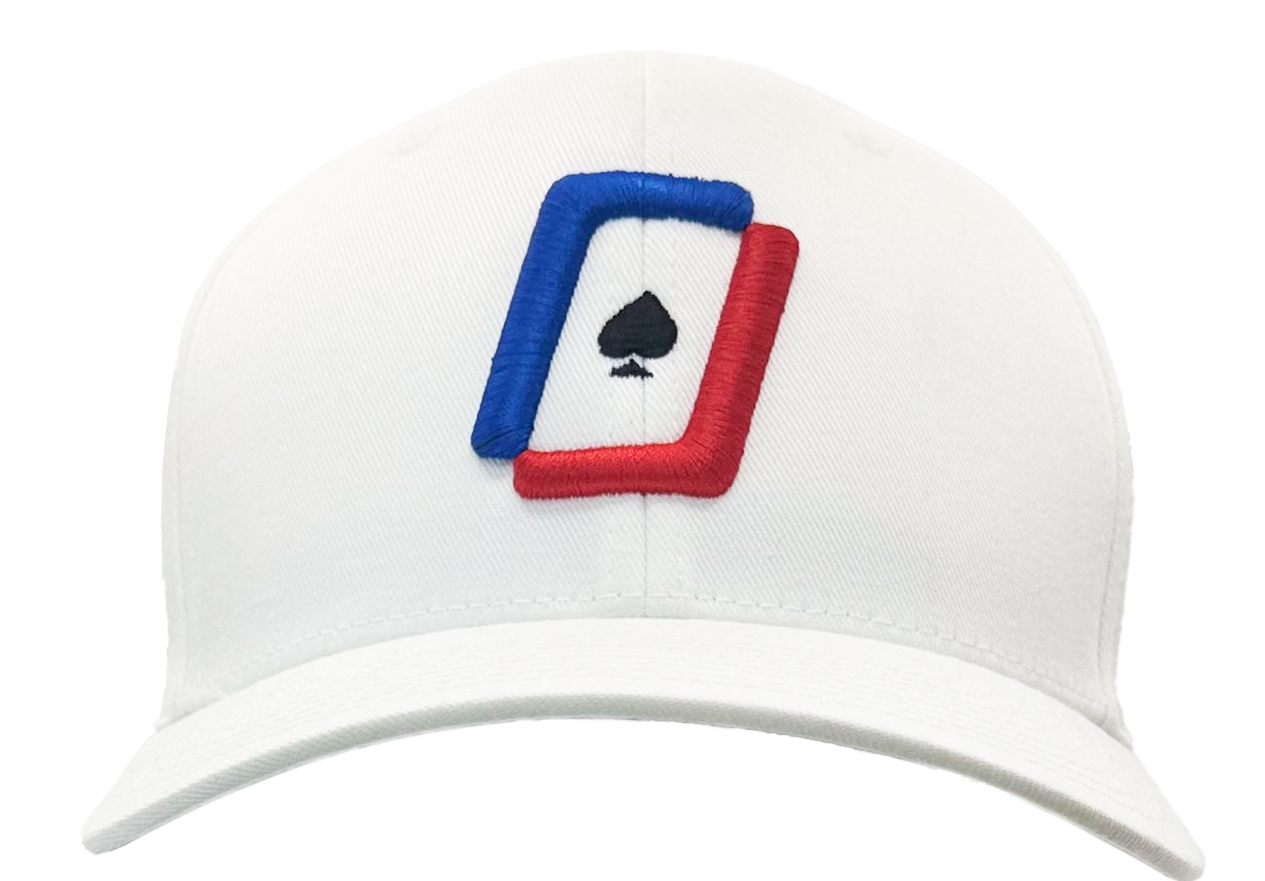 WPT Icon Flexfit Hat (White/Color Logo)