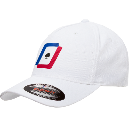 WPT Flexfit Hat (white/color logo)