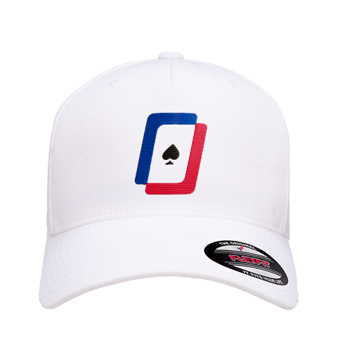 WPT Flexfit Hat (white/color logo)