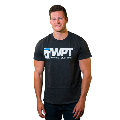 WPT Large Logo Weathered Tee (Washed Black)