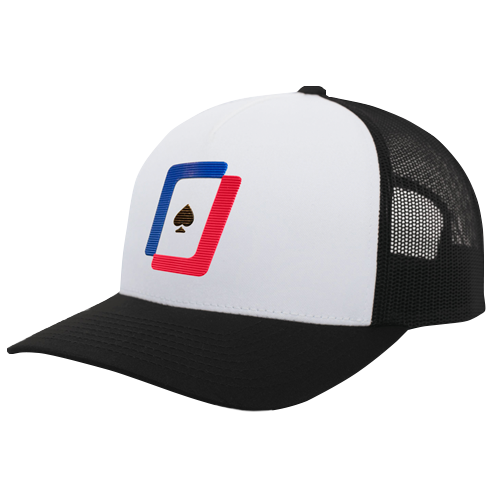 WPT Logo Trucker Hat (white/color logo)