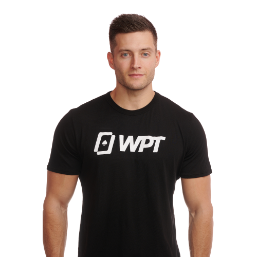 Men's Full Logo Chest Black T-Shirt