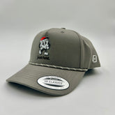 Just Fold Happy Chip Snapback (Grey)