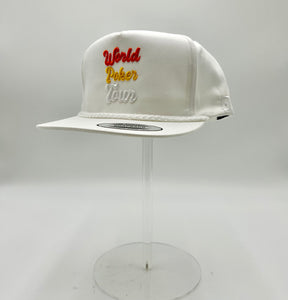 WPT Retro Rope Hat (White/Light Colored Retro Script)
