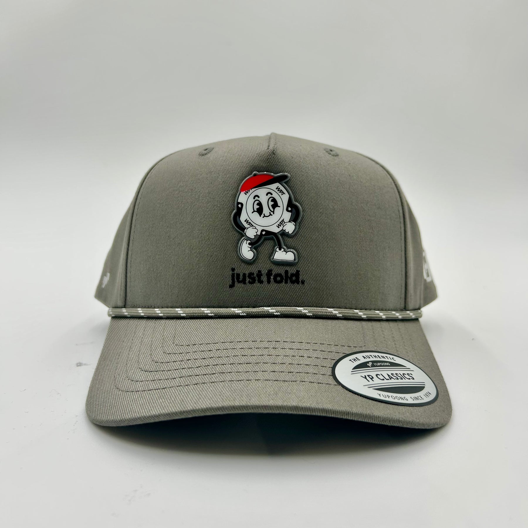 Just Fold Happy Chip Snapback (Grey)