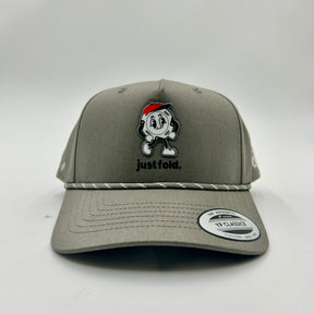 Just Fold Happy Chip Snapback (Grey)
