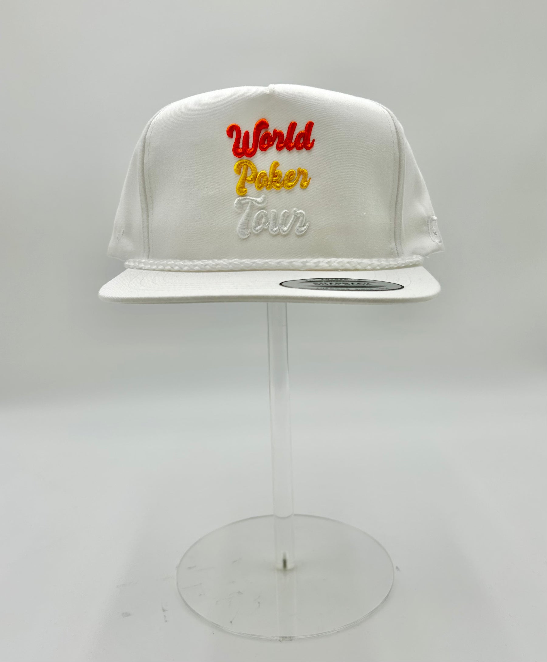 WPT Retro Rope Hat (White/Light Colored Retro Script)