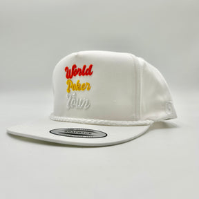 WPT Retro Rope Hat (White/Light Colored Retro Script)