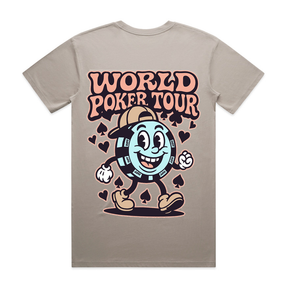 Happy WPT Chip T-Shirt (Mushroom)