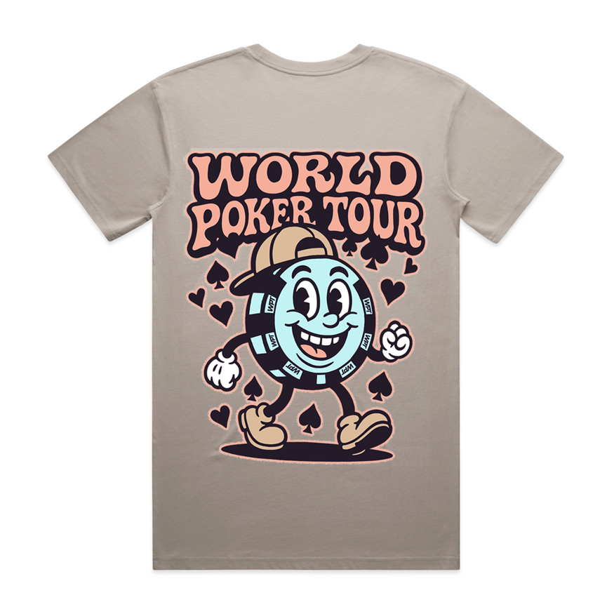 Happy WPT Chip T-Shirt (Mushroom)
