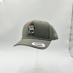 Just Fold Happy Chip Snapback (Grey)