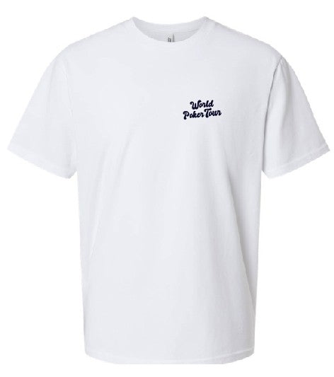 Happy WPT Chip T-Shirt (Sueded White)