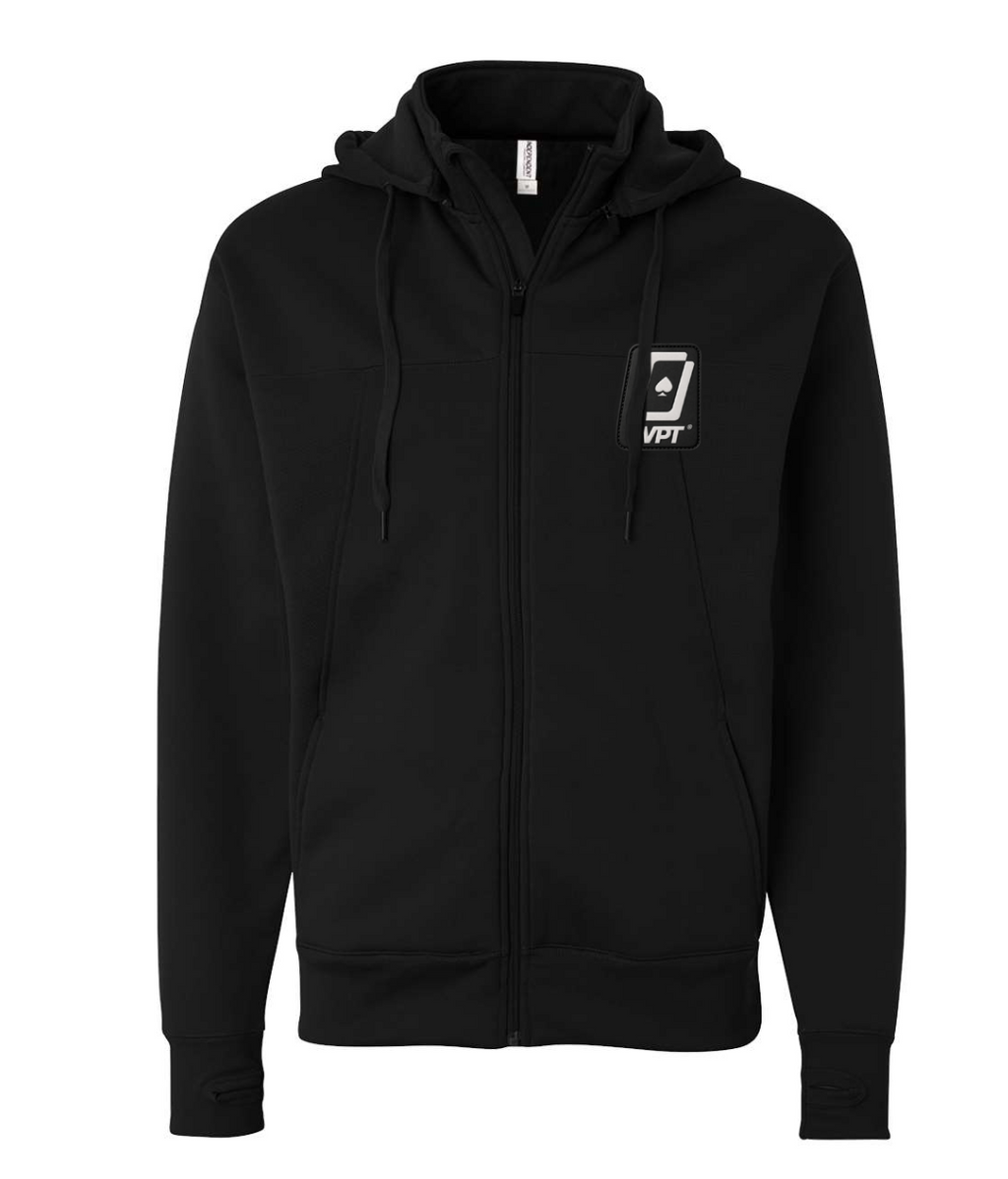 WPT Zip Up Hoodie - Black