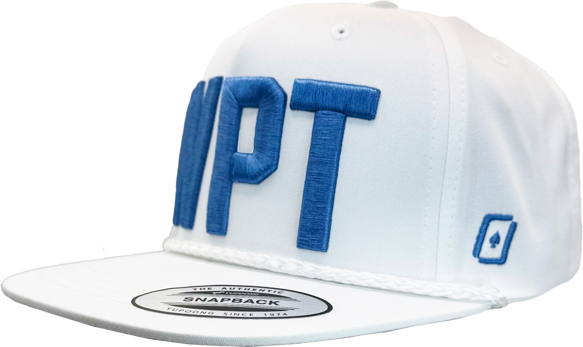 WPT Big Block Hat (White/Blue)
