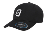 WPT Flexfit Nu Adjustable Hat (black/white logo)