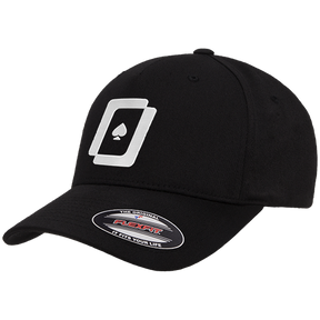 WPT Flexfit Hat (black/white logo)