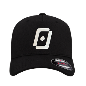 WPT Flexfit Hat (black/white logo)