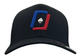 WPT Icon Flexfit Hat (Black/Color Logo)