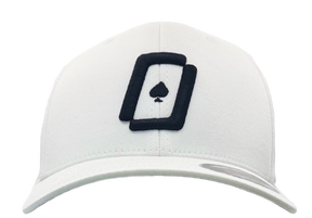 WPT Icon Flexfit Hat (White/Black Logo)