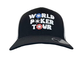 WPT Chip Logo Trucker Hat (Black/White)