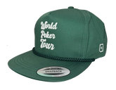WPT Retro Rope Hat (Green/White Script)
