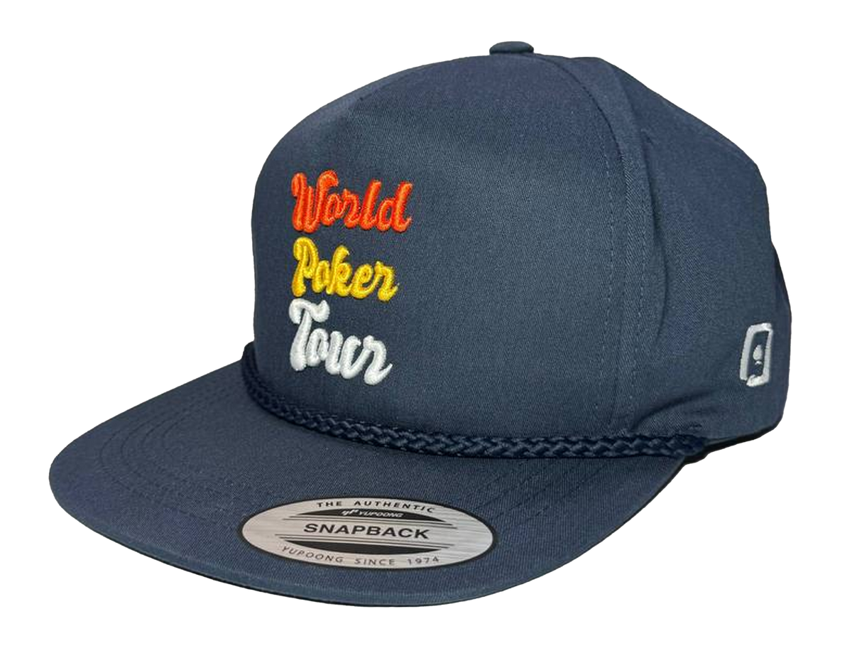 WPT Retro Rope Hat (Blue/Retro Script)