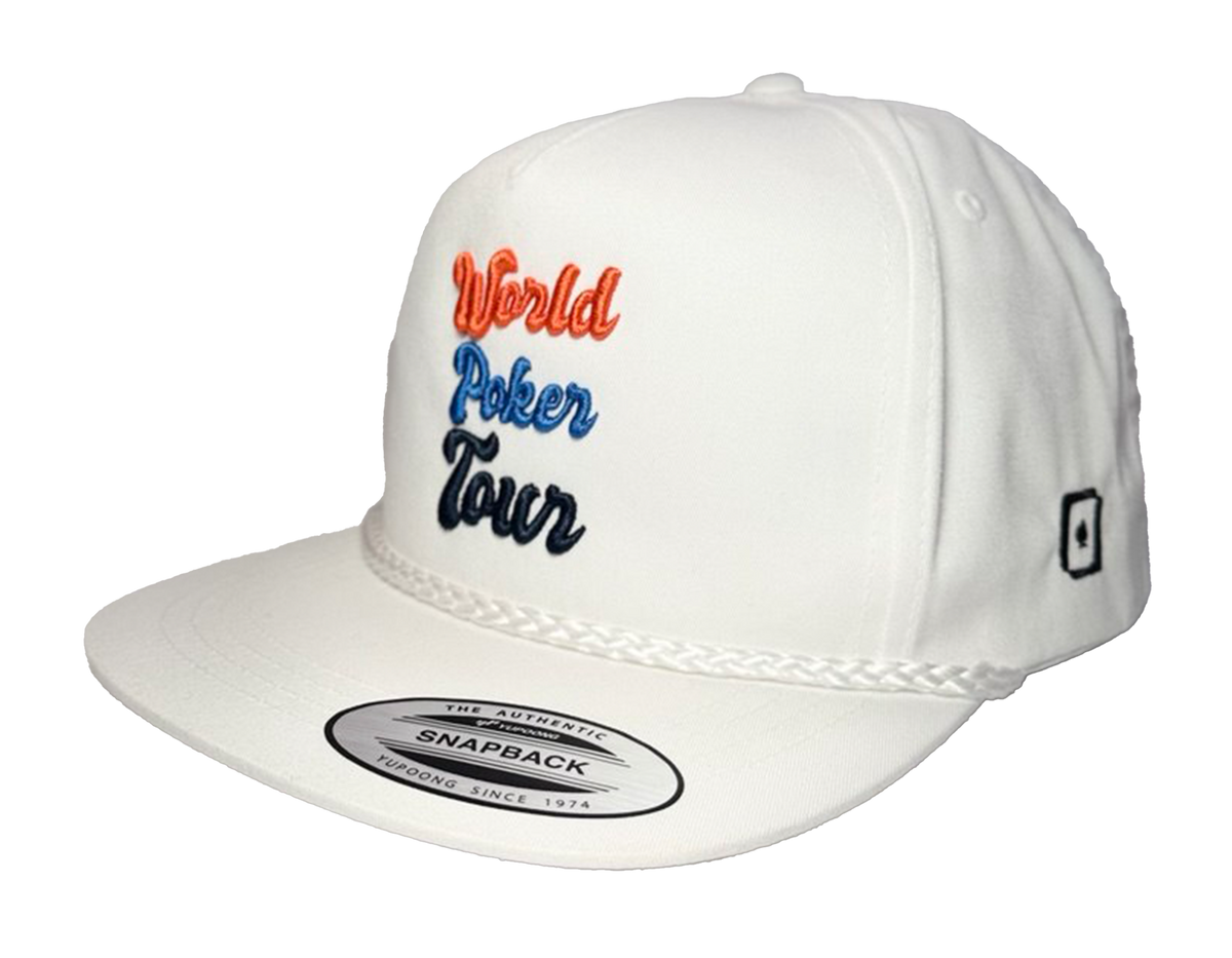 WPT Retro Rope Hat (White/Retro Script)