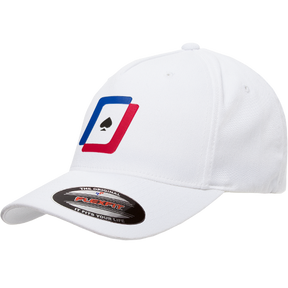 WPT Flexfit Hat (white/color logo)