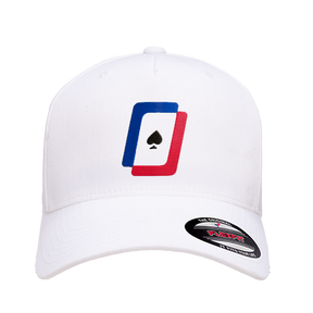 WPT Flexfit Hat (white/color logo)
