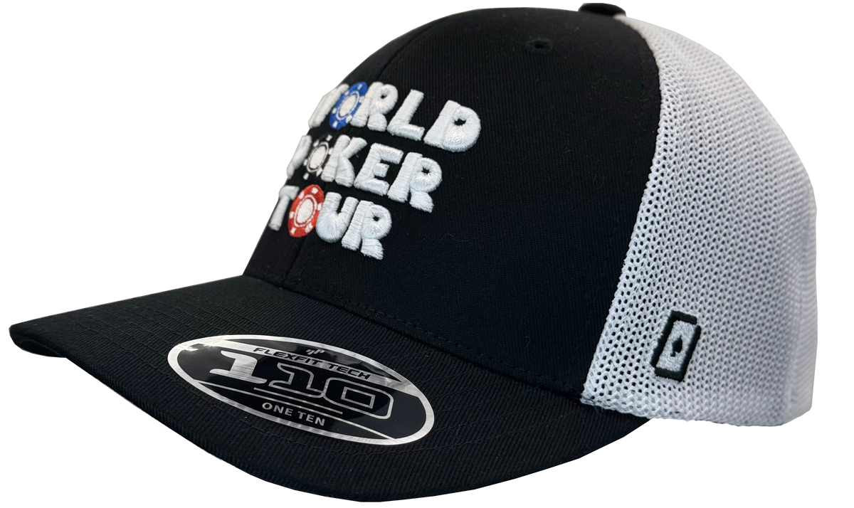 WPT Chip Logo Trucker Hat (Black/White)