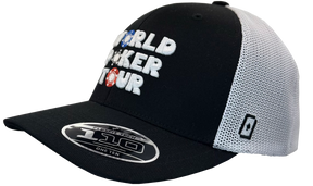 WPT Chip Logo Trucker Hat (Black/White)