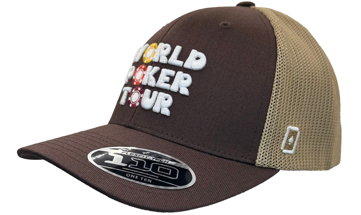 WPT Chip Logo Trucker Hat (Brown/Khaki)