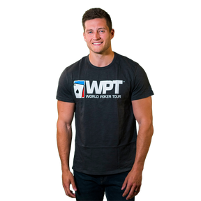 WPT Large Logo Weathered Tee (Washed Black)