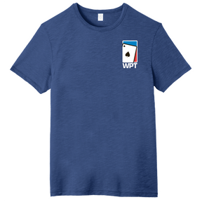 WPT Weathered Tee with Spade Logo (Royal Blue)