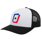 WPT Logo Trucker Hat (white/color logo)