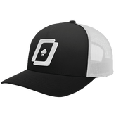 WPT Logo Trucker Hat (Black/White)