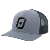 WPT Logo Trucker Hat (heather grey)