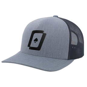 WPT Logo Trucker Hat (heather grey)