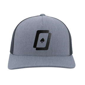 WPT Logo Trucker Hat (heather grey)