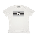 Men's Stripes Logo White T-Shirt