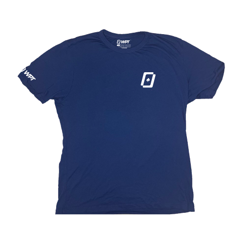 Men's Logo Left Breast Blue T-Shirt